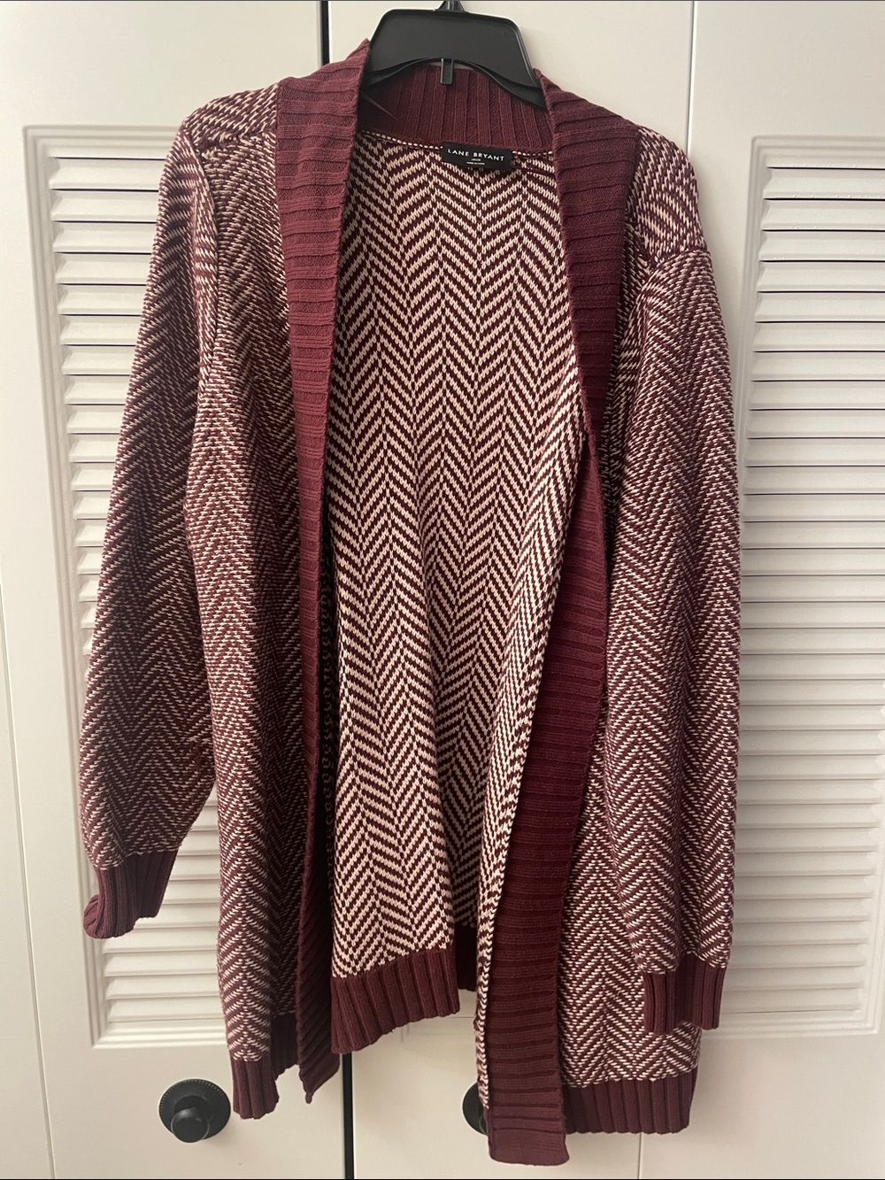 Lane Bryant Maroon Cardigan 18/20